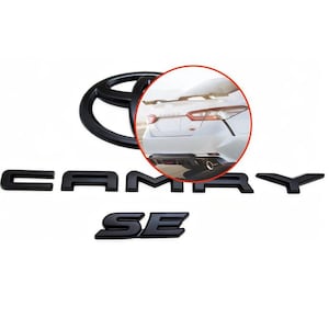3-piece matte blackout overlay kit for 2018-2024 Camry SE