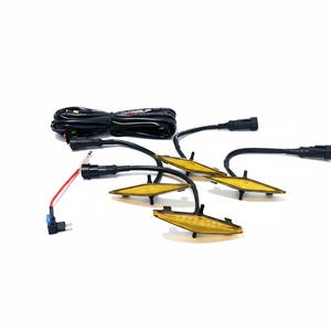 4PCS LED Grille Lights for 2014-2024 4Runner TRD Pro/SR5/Off-Road/Limited – Bold Raptor-Style Upgrade.