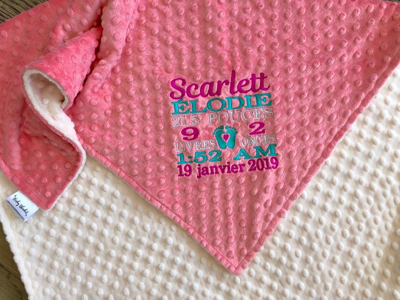 custom minky baby blankets