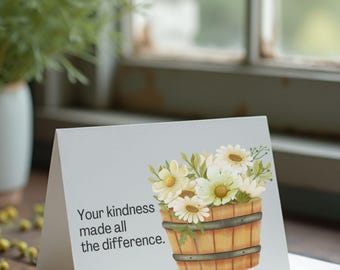A Bushel of Thanks - Thank You Card: Printable Gratitude Card (Digital Download)