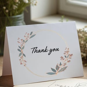 Thank You are some of the most powerful words - Printable Greeting Card - Digital Download - Instant Download Card for Your Friend, Family