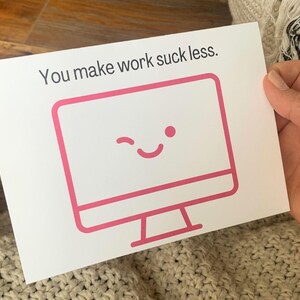 Carte d'amitié au travail motivante et amusante - carte de voeux imprimable - téléchargement numérique - carte à téléchargement immédiat pour célébrer les meilleurs amis du travail