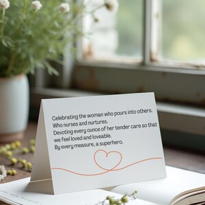 By Every Measure a Superhero - Printable Greeting Card - Digital Download - Instant Download Card for mothers and mother figures