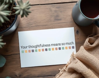 Printable Thank You Card: Express Your Gratitude (Digital Download, 5x7 Card)