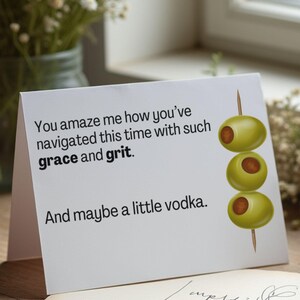 Wodka, Rocks, Three Olives - Afdrukbare wenskaart - Digitale download - Instant Download-kaart voor vriend, collega