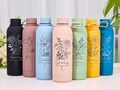 Personalized Birth Flower Tumbler,Engraved Water Bottle,Custom Name Bottle,Bridesmaid Proposal Gift,Travel Water Bottle,Wedding Gift for her product logo