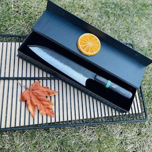 Handmade Chef Knife | Japanese Gyuto Knife | High Carbon Steel Kitchen Knife | Razor Sharp Cooking Knife | Professional Chef’s Tool