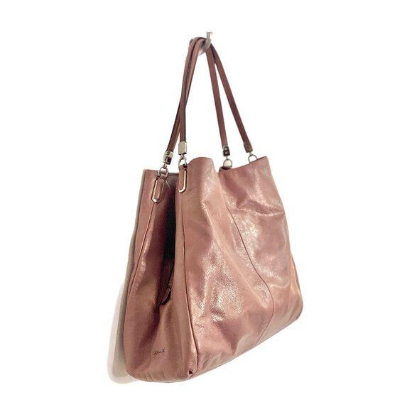 バッグ Vintage Coach Leather Tote Bag Brown Vintage Coach Tote - Etsy Canada