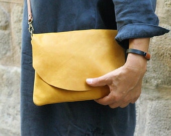 Mustard yellow purse bags Clearance