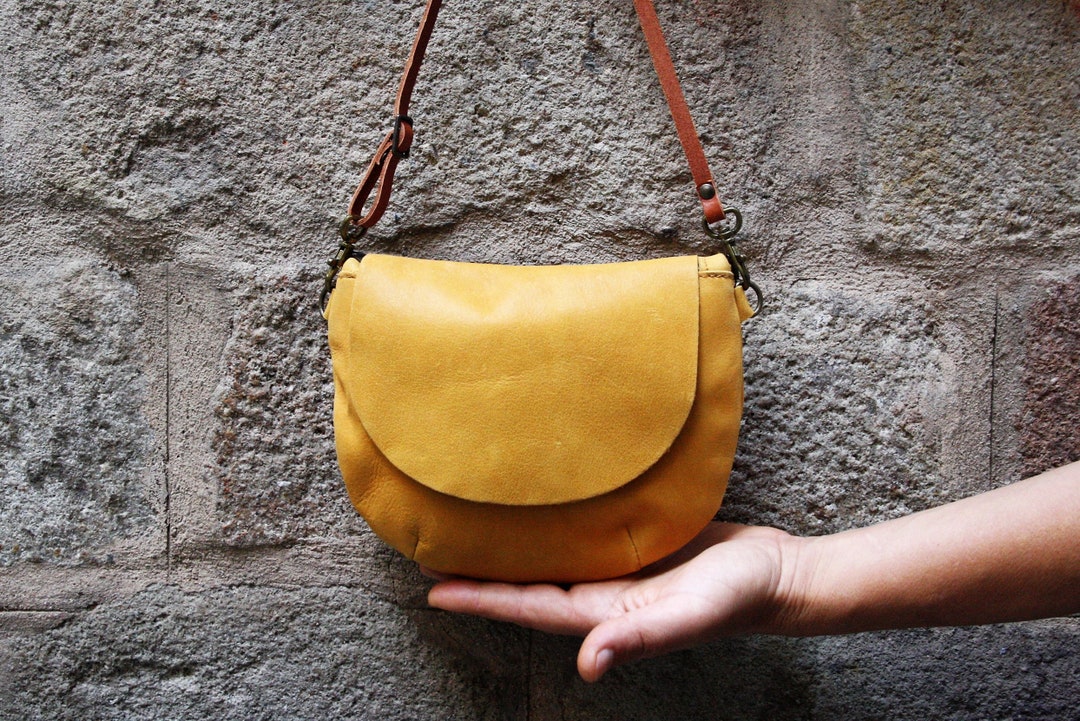 ◇NOTHING WRITTEN◇ Fatu shoulder mini bag (Mustard suede) Designer fashion, Seoul-fully created | W Concept