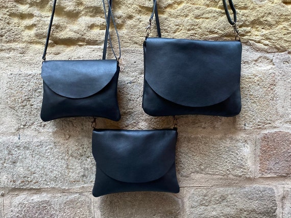 Small Closure Tote | Black | Luxury Handmade Leather Bag – PERSISTENCE