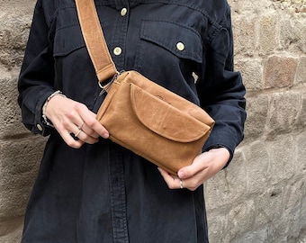 ショルダーバッグ・ポシェット [MUNIER] TWO ZIPPED HOBO BAG_2COLORS This item is unavailable - Etsy