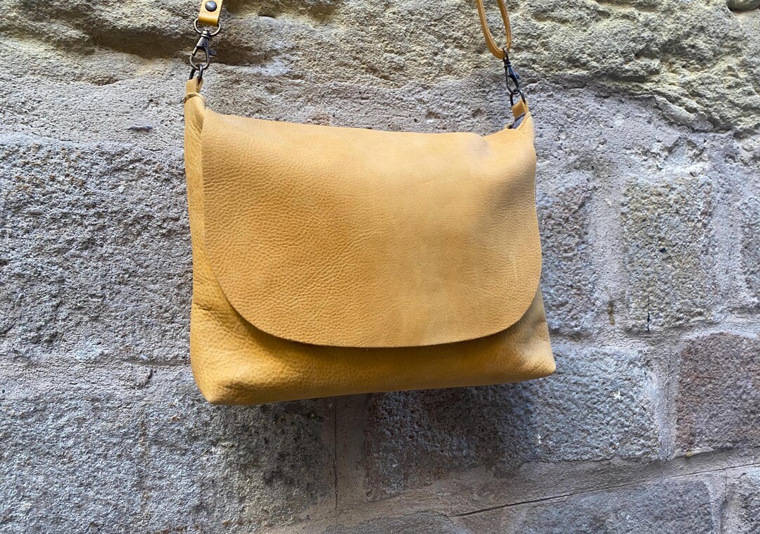 ◆LEE◆ Vegan leather long strap bag mustard il_1080xN.6555545965_pos6.jpg