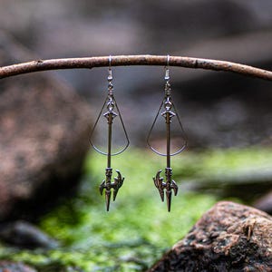 Weaponized Elegance Collection | Axe Earrings | Alt Jewelry | Fantasy Fashion