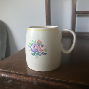 Vintage Poole pottery tankard