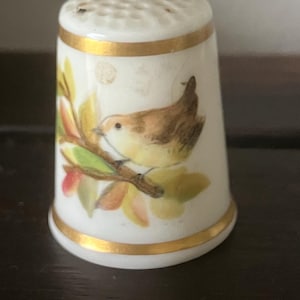 Four-4-sold together- Royal Worcester hand painted Thimbles