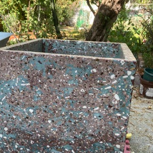 XL Mosaik Betontopf (Terrazzo)