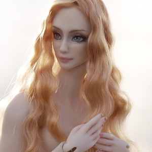 Porcelain ball jointed doll (test doll, please READ description), 1:6 playscale bjd artdoll