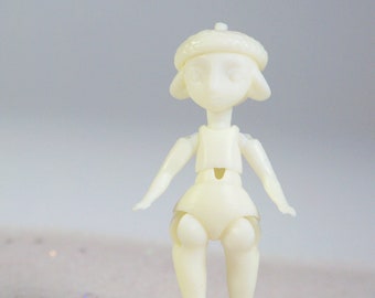 Acorn doll kit, Paint your own 3D printed miniature tree sprite bjd