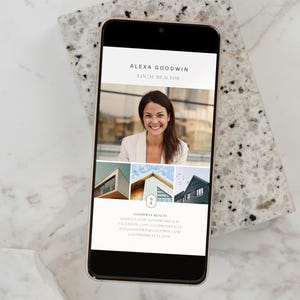 Realtor Textable Business Card | Real Estate Business Card | Realtor Business Card | Real Estate Marketing | Digital Business Card