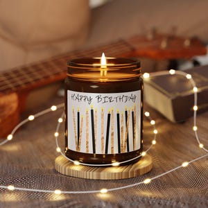 Happy Birthday Candle, Custom Birthday Candle, Birthday Candle, Birthday Gift, Custom Birthday Gift, Happy Birthday, Gift for Friend