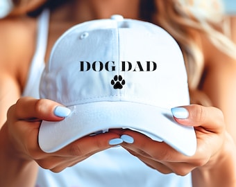 Dog Dad Hat: Classic Cotton Cap, Dog Lover Gift