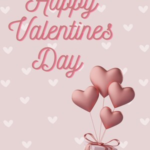 Sweet & Romantic Valentine’s Day Card Template