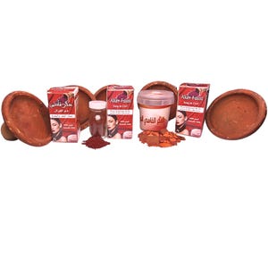 Aker Fassi Moroccan Blush, Handmade Natural Red Tint for Lips & Cheeks, Vegan Clean Beauty Gift