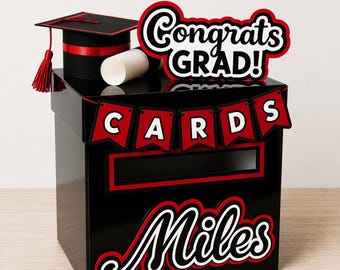 Graduation Cards Box, Customized Envelopes Container, Graduation Party Decorations, Graduates Theme Party Decor.