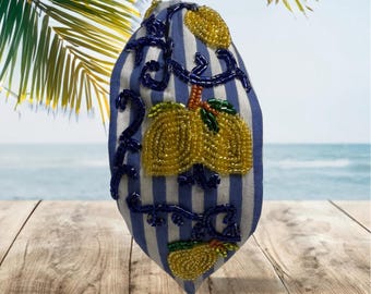 The Amalfi Lemon Beaded Headband - Etsy display picture 1