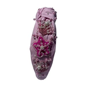 The Waterfall Orchid Beaded Rhinestone Brooke Shade 