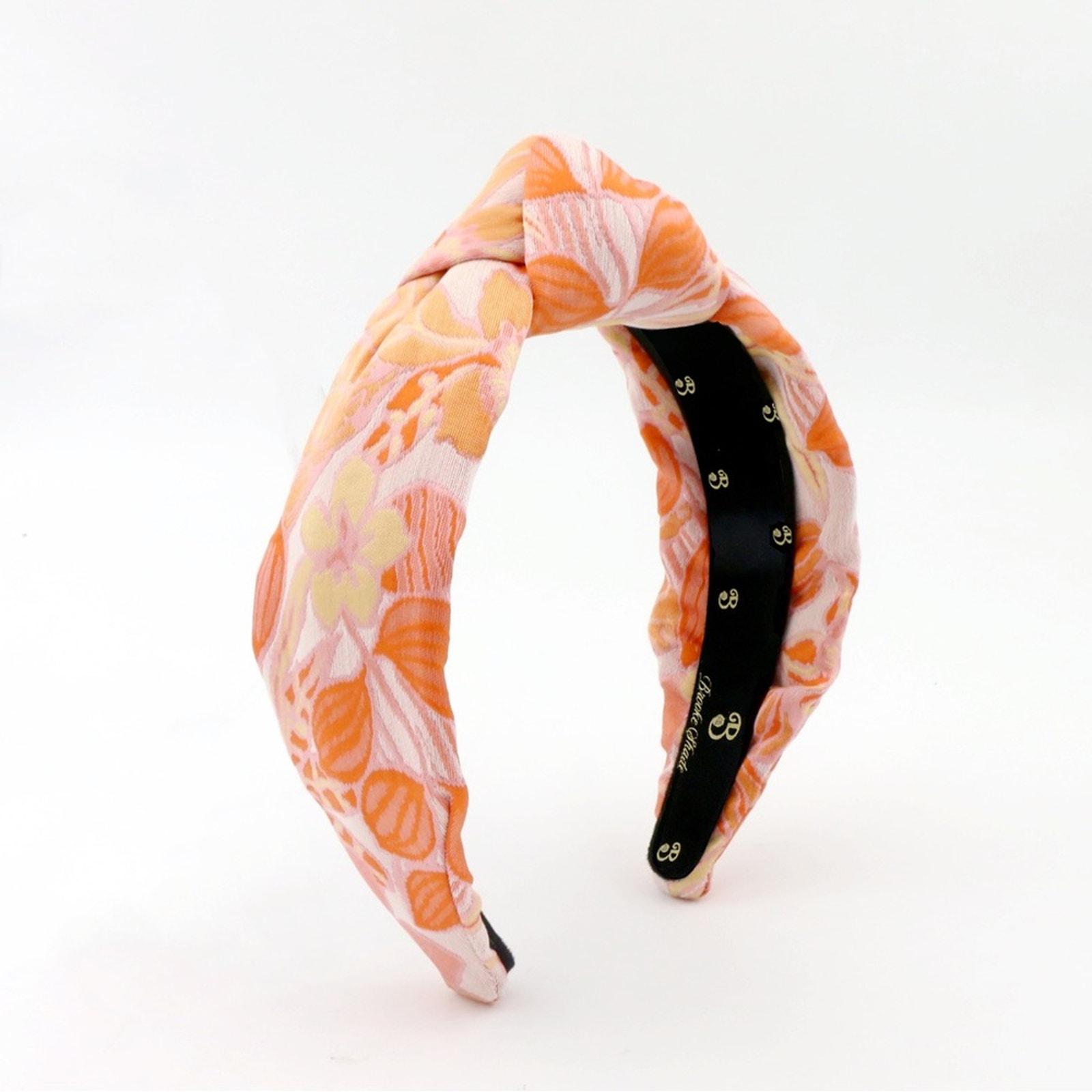 555. The Luau Lei Brooke Shade Designer Topknot The Pink Flower Eyelet Topknot Headband – Brooke Shade main image 2