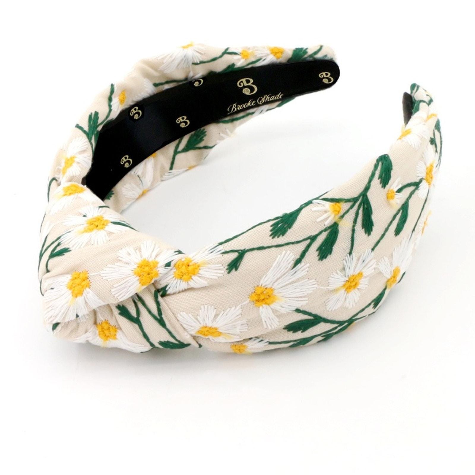 The Daisy Embroidered Brooke Shade Topknot - Etsy display picture 2