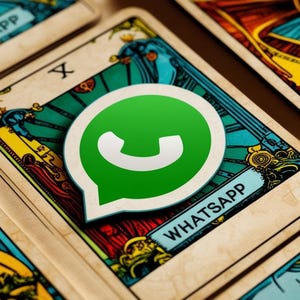 3 minuten algemeen tarotlezen met WhatsApp spraaknotities en kaartafbeeldingen - snelle, inzichtelijke begeleiding
