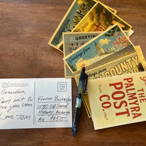 10 + 1 tarjeta BONUS al azar: postales vintage con temática de restauración