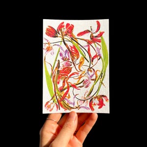 Fleurs d'anniversaire // Carte postale A6