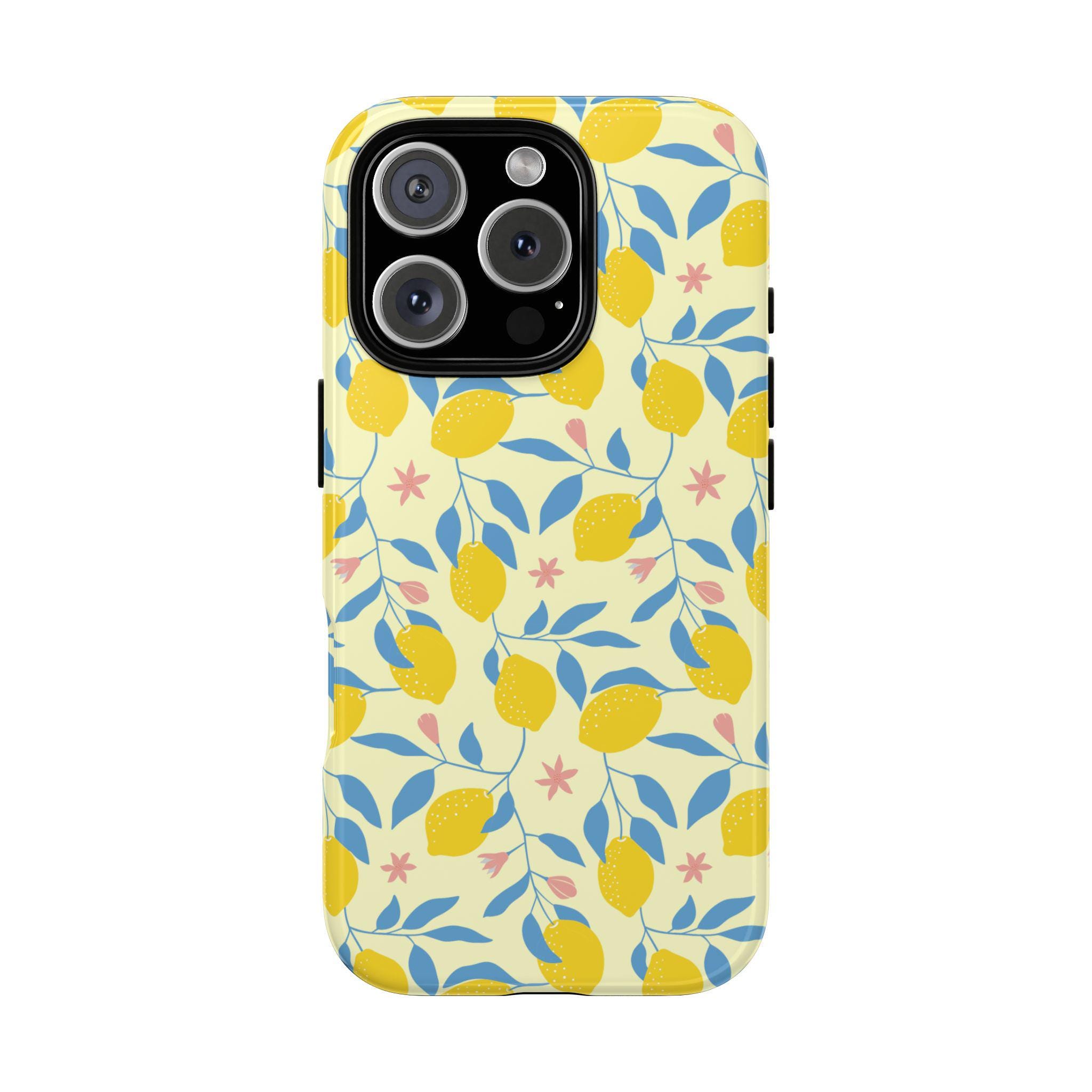 Lemon Phone Case With Pastel Blue & Pink Florals, Tough Protective Phone Case With Lemons, Tough iPhone 17 Case, Samsung Case, Pixel Case - Etsy Israel Lemon Phone Case With Pastel Blue & Pink Florals, Tough Protective Phone Case With Lemons, Tough iPhone 17 Case, Samsung Case, Pixel Case - Etsy Israel