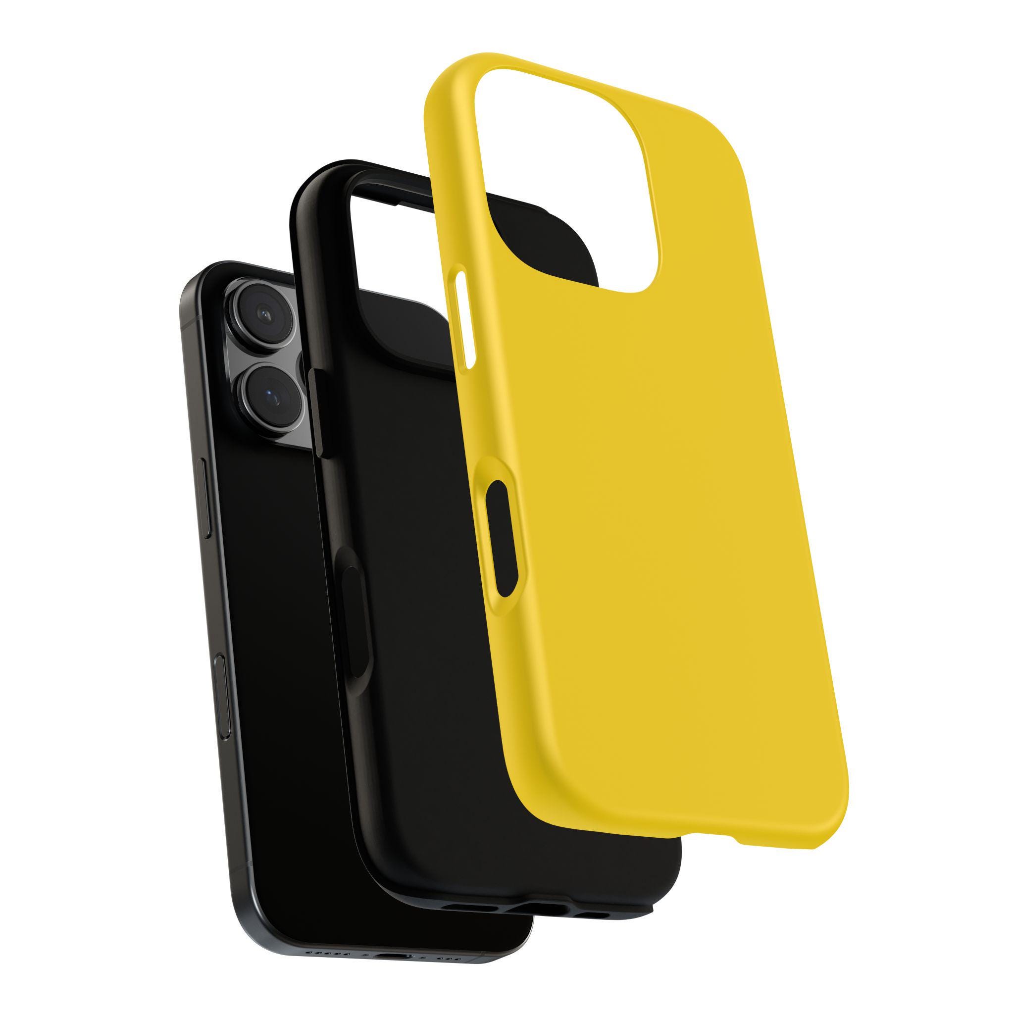 イエローのスマホケース、イエローのiPhone 16ケース、iPhone 14