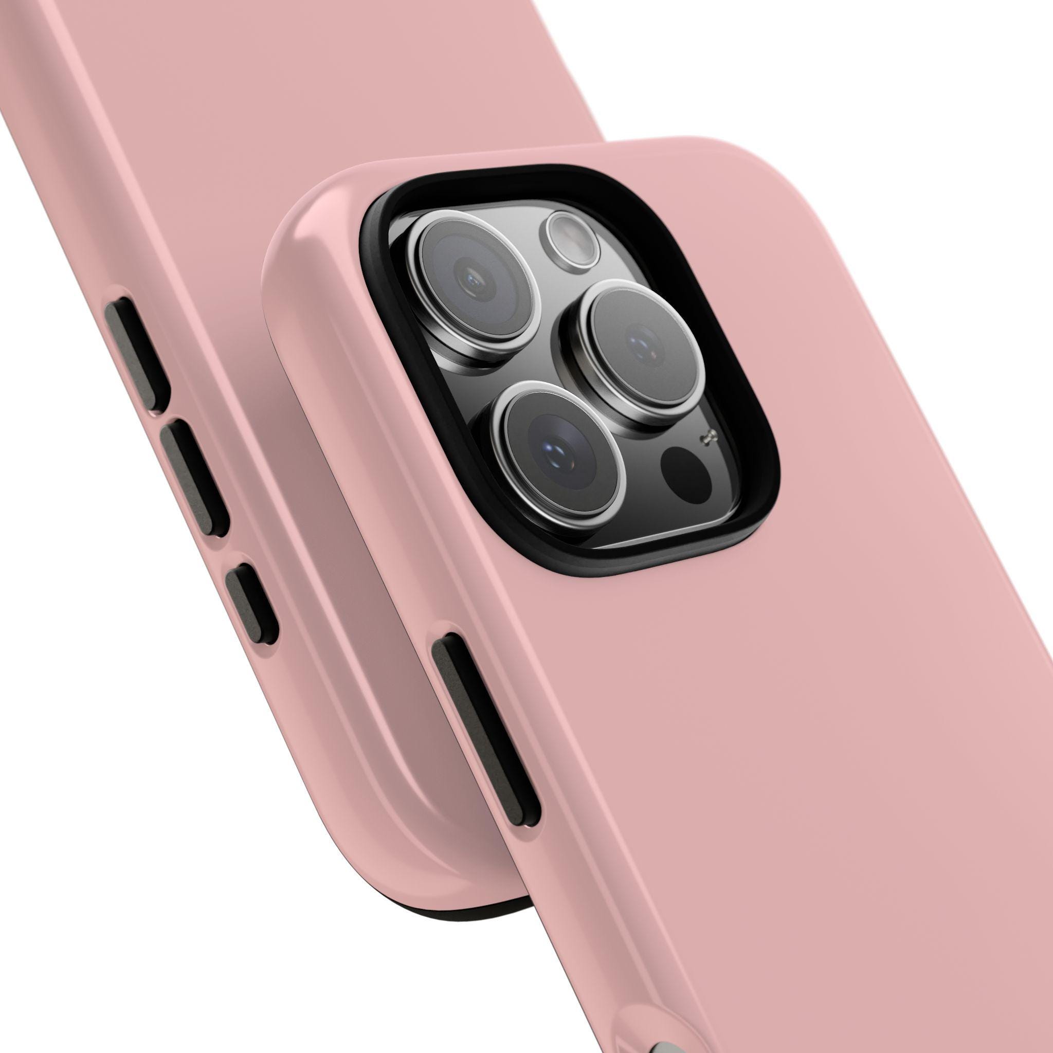 ベビーピンクのスマホケース、ベビーピンクのiPhone 16ケース、iPhone