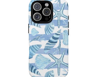 Robuste Handyhülle mit Wellen Design für iPhone, Samsung Case, iPhone 16 Case, iPhone 14, Geschenke unter 30
