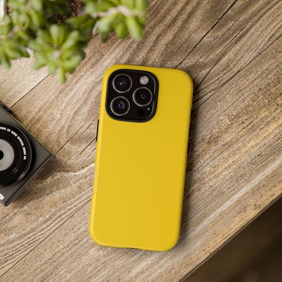 イエローのスマホケース、イエローのiPhone 16ケース、iPhone 14