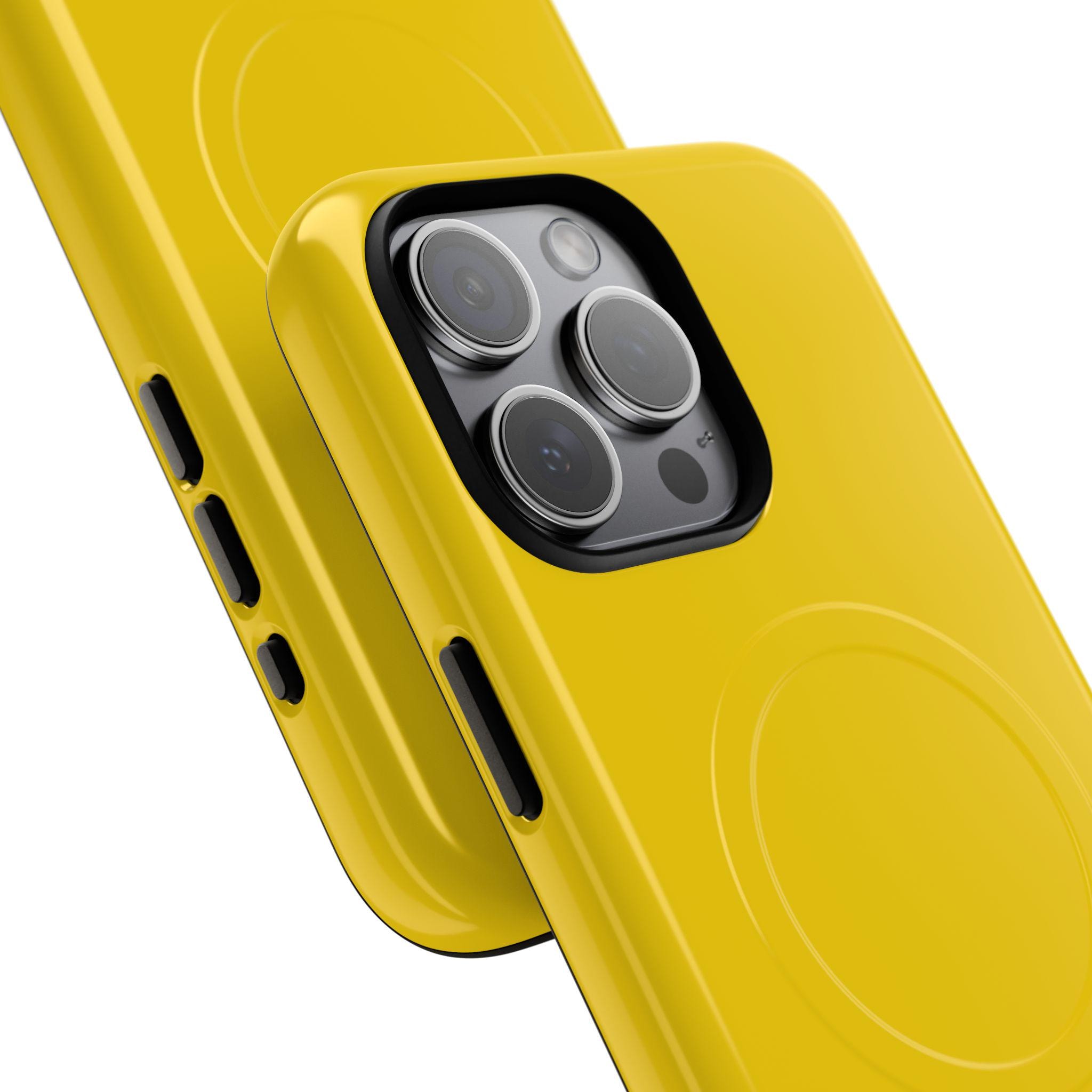 IPhone 17、16、iPhone 15、iPhone 14、13用イエローMagSafe