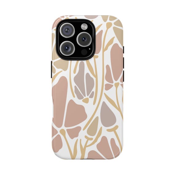 Wild Flowers Retro Abstract Phone Case, Tough Protective iPhone 16 Case, iPhone Case, Tough Samsung Case, Pixel Case, Abstract Wild Flowers Wild Flowers Retro Abstract Phone Case, Tough Protective iPhone 16 Case, iPhone Case, Tough Samsung Case, Pixel Case, Abstract Wild Flowers