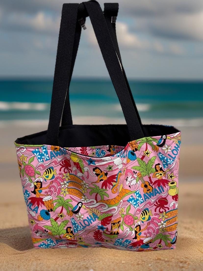 フラ ガール トートバッグ HULA GIRL TOTE Hula Girl Tote - Etsy