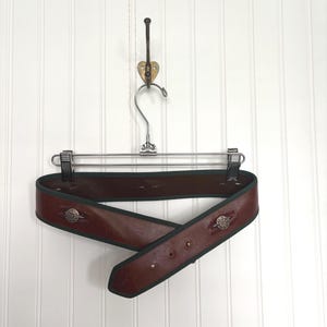 Vintage 1980s Italian leather belt