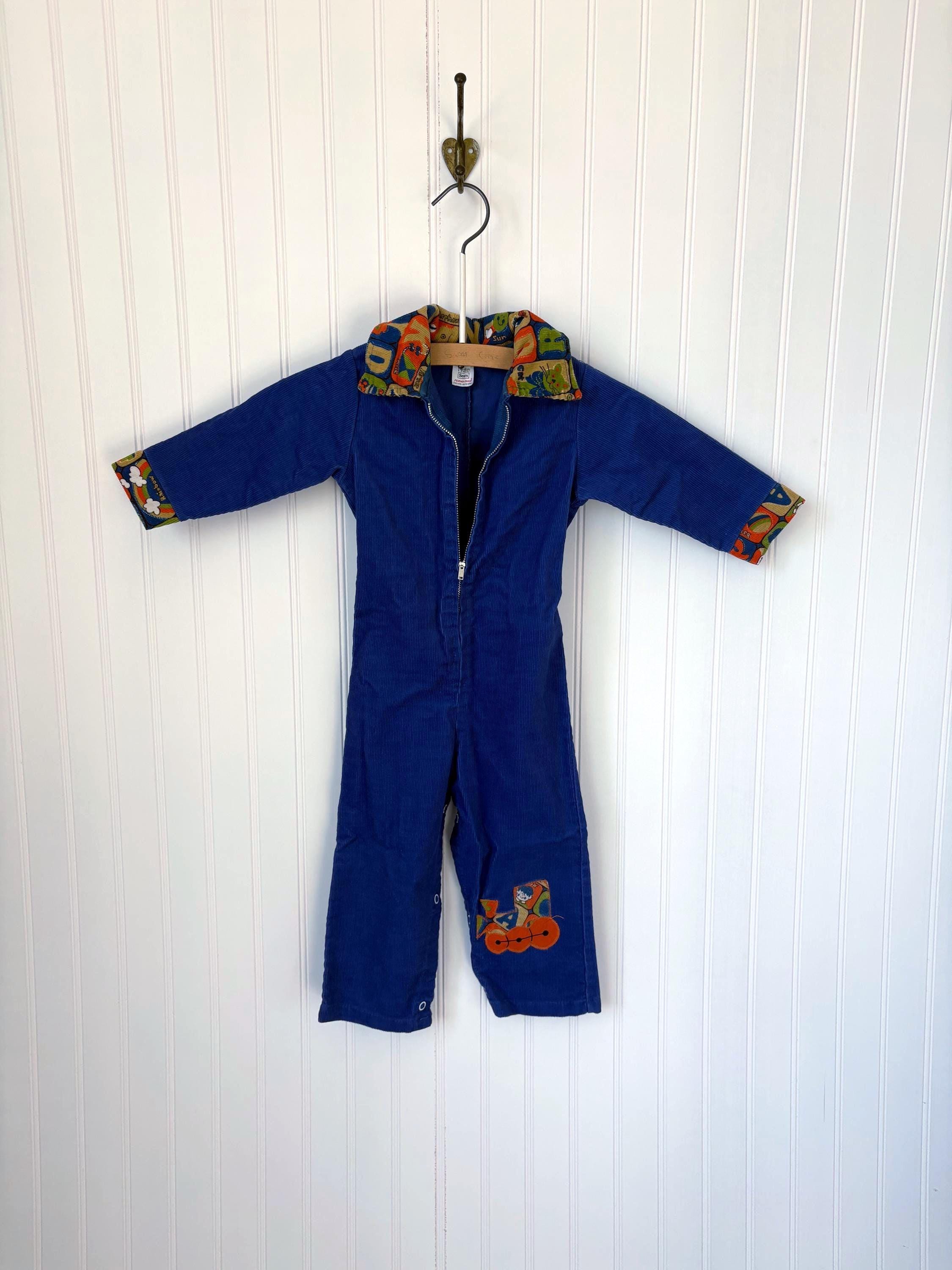 70s Corduroy Jumpsuit - Etsy
