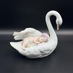 Lladro Swan Babies - Etsy