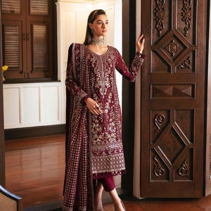 Pakistani Salwar Kameez | Indian Wedding Dress | Indian Salwar Kameez for Women | Designer Inspired Salwar Suit | Custom Size