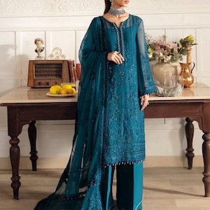 Pakistani Salwar Kameez | Indian Wedding Dress | Indian Salwar Kameez for Women | Gulaal Designer Salwar Suit | Custom Size