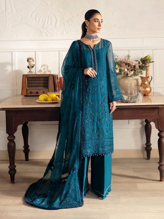 pakistani fashion dresses salwar kameez Pakistani Salwar Kameez for Women | Embroidered Party Wear Suit | Indian Wedding Guest Dress | Designer Pakistani Suit